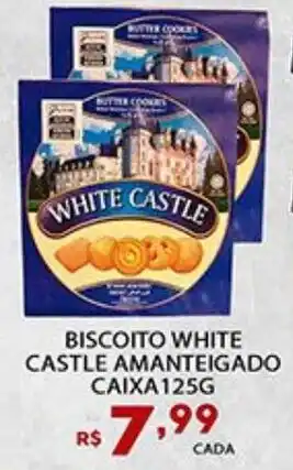 Supermercado Porecatu Biscoito white castle amanteigado oferta