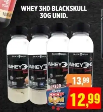 CoopBom Whey 3hd blackskull unid. oferta