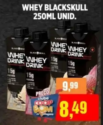 CoopBom Whey blackskull  unid. oferta