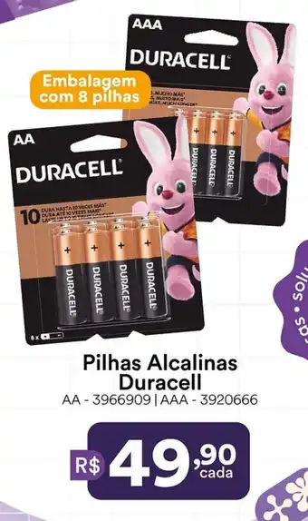 Multicoisas Pilhas Alcalinas Duracell oferta