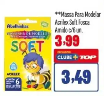 Rede Top Massa Para Modelar Acrilex Soft Fosca Amido oferta