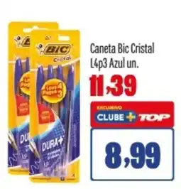 Rede Top Caneta Bic Cristal L4p3 Azul un. oferta