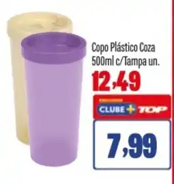 Rede Top Copo Plástico Coza c/Tampa un. oferta