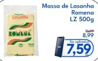 Supermercados Baklizi Massa de Lasanha Romena LZ oferta