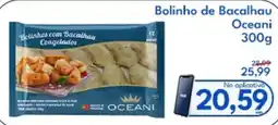 Supermercados Baklizi Bolinho de Bacalhau Oceani oferta