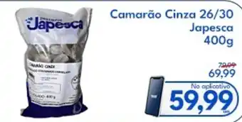 Supermercados Baklizi Camarão Cinza 26/30 Japesca oferta