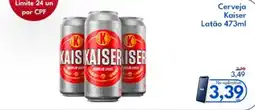 Supermercados Baklizi Cerveja Kaiser Latão oferta