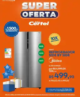 Lojas Certel Refrigerador side by side oferta