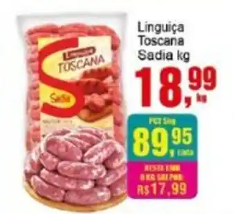 Negreiros Linguiça Toscana Sadia oferta