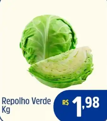 Quartetto Supermercados Repolho Verde oferta