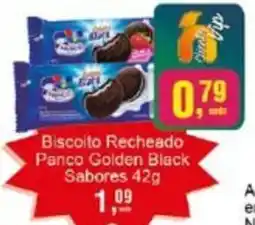 Negreiros Biscoito Recheado Panco Golden Black Sabores oferta