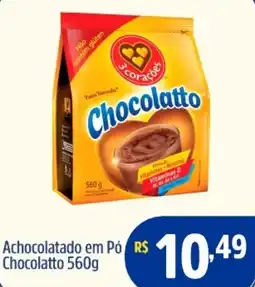 Quartetto Supermercados Achocolatado em Pó Chocolatto oferta