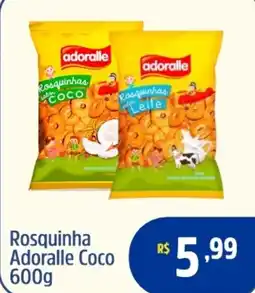 Quartetto Supermercados Rosquinha Adoralle Coco oferta