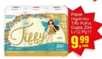 Negreiros Papel 12 Higiênico Tiffy Folha 11 Dupla 20m oferta