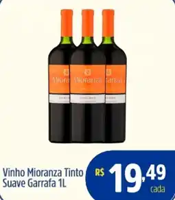 Quartetto Supermercados Vinho Mioranza Tinto Suave Garrafa oferta