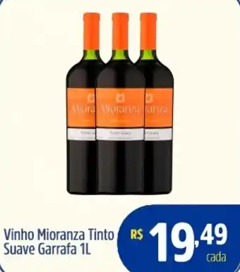 Quartetto Supermercados Vinho Mioranza Tinto Suave Garrafa oferta