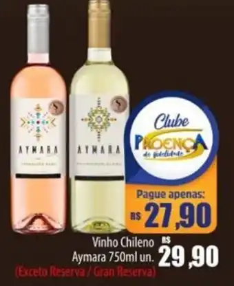 Proença Supermercados Vinho Chileno Aymara oferta