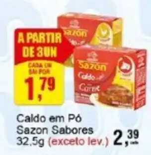 Negreiros Caldo em Pó Sazon Sabores oferta