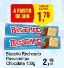 Negreiros Biscoito Recheado Passatempo Chocolate oferta