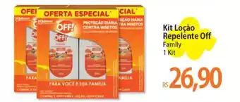 Atacadão Kit Loção Repelente Off Family 1 Kit oferta