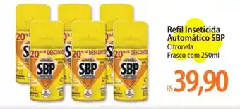 Atacadão Refil Inseticida Automático SBP Citronela Frasco com oferta