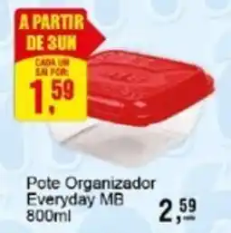 Negreiros Pote Organizador Everyday MB oferta