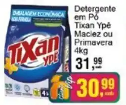 Negreiros Detergente em Pó Tixan Ypē Maciez ou Primavera oferta