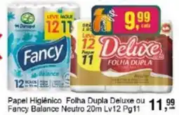 Negreiros Papel Higienico Folha Dupla Deluxe oy Fancy Balance Neutro 20m oferta