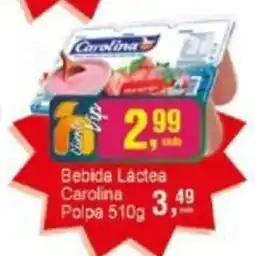 Negreiros Bebida Láctea Carolina Polpa oferta