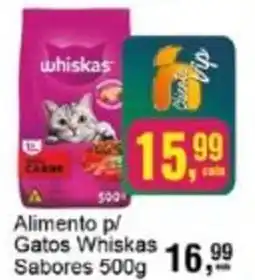 Negreiros Alimento p/ Gatos Whiskas Sabores oferta