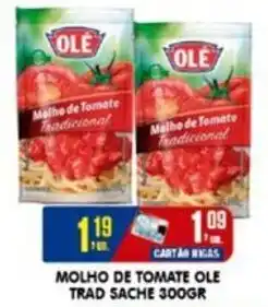 Higa's Supermercado Molho de tomate ole trad sache oferta