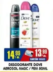 Higa's Supermercado Desodorante dove aerosol masc/ fem oferta