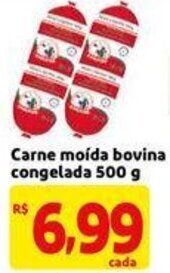 Mercado Extra Carne moida bovina congelada 500g oferta