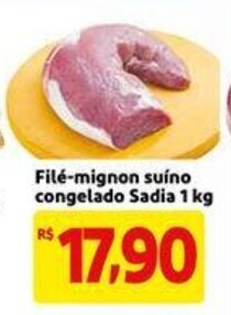 Mercado Extra File Mignon Suino congelado Sadia 1kg oferta