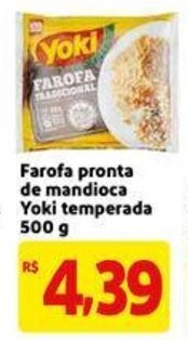 Mercado Extra Farofa Pronta de Mandioca Yoki temperada 500g oferta