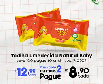 Drogaria Catarinense Toalha Umedecida Natural Baby oferta