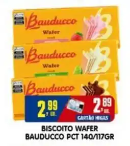 Higa's Supermercado Biscoito wafer bauducco oferta