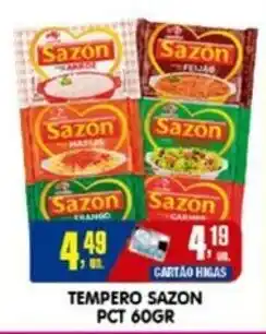 Higa's Supermercado Tempero sazon pct oferta