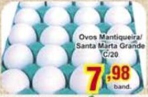 Rossi Supermercado Ovos Mantiqueira Santa Marta Grande c/20 oferta