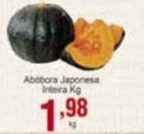 Rossi Supermercado Abobora Japonesa Inteira 1kg oferta