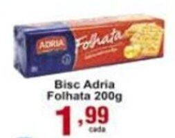 Rossi Supermercado Bisc Adria Folhata 200g oferta