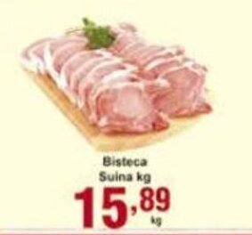 Rossi Supermercado Bisteca Suina 1kg oferta