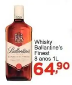 Rossi Supermercado Whisky Ballantine's Finest 8 anos 1L oferta