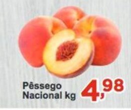 Rossi Supermercado Pessego Nacional 1kg oferta