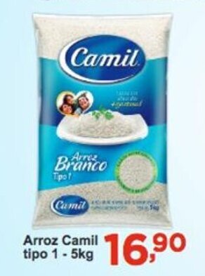 Rossi Supermercado Arroz Camil tipo 1 5kg oferta