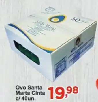Ovo Santa Marta Cinta c/40 un.