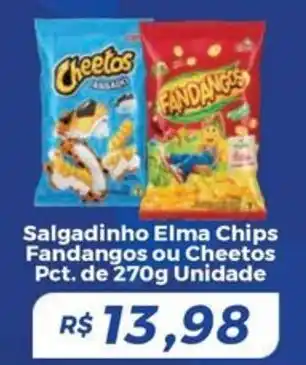 Mart Minas Salgadinho Elma Chips Fandangos ou Cheetos Pct. de Unidade oferta