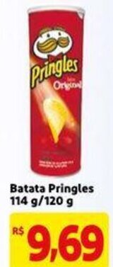 Mercado Extra Batata Pringles 114g/120g oferta