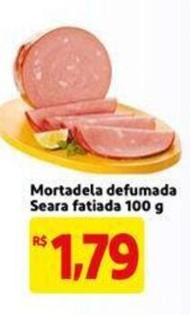 Mercado Extra Mortadela Defumada Sadia Fatiada 100g oferta