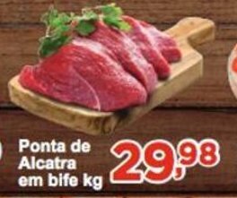 Ponta de Alcatra em bife 1kg